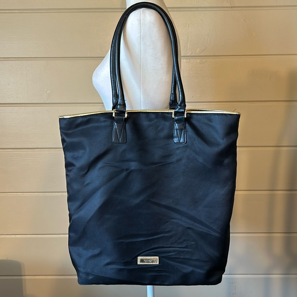Versace Parfums Black Tote Bag